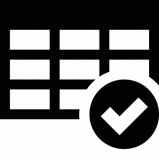 Table Check Icon