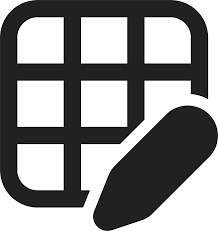 Table Edit Icon